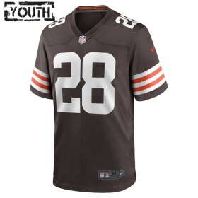 Camiseta Niño Cleveland Browns Jeremiah Owusu-Koramoah 28 Nike Marrón 2021 NFL Draft
